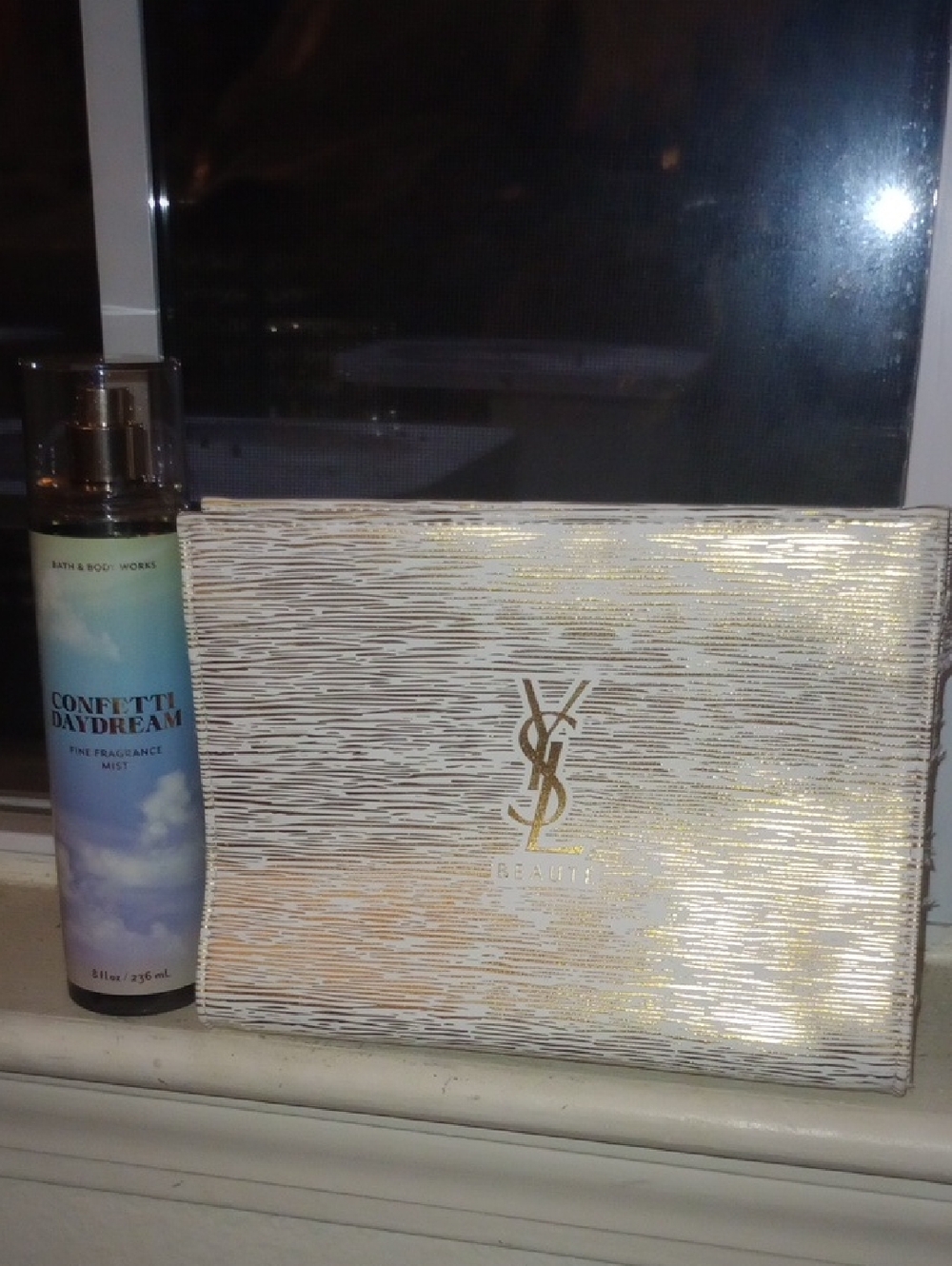 Gold And White Cosmetic Case Bundle